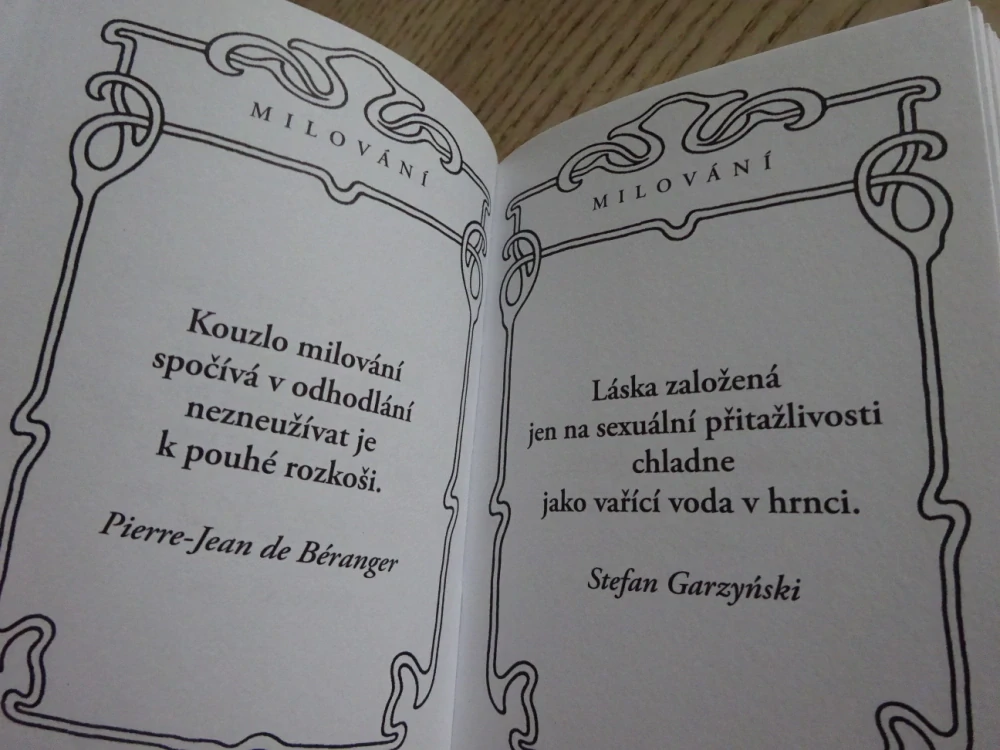 MILOVÁNÍ, **an