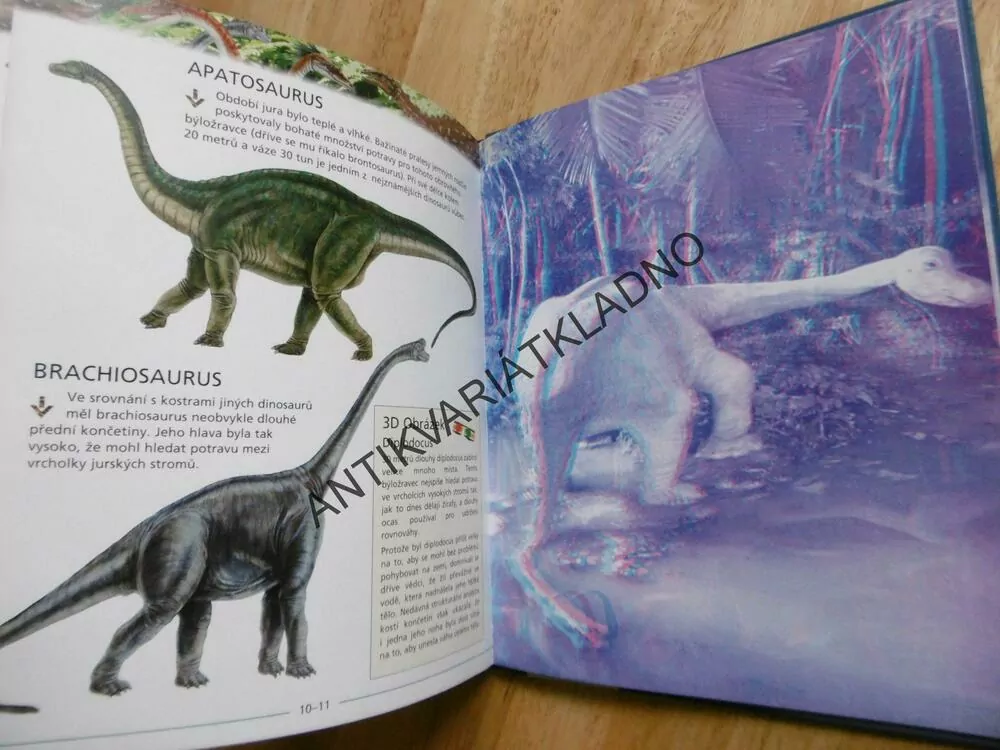 DINOSAUŘI 3D, včetně 3D BRÝLÍ,CHRIS MADSEN, **an