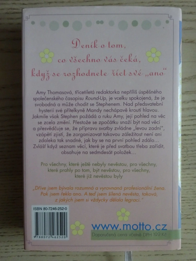 DENÍK ŠÍLENÉ NEVĚSTY, LAURA WOLFOVÁ, **an