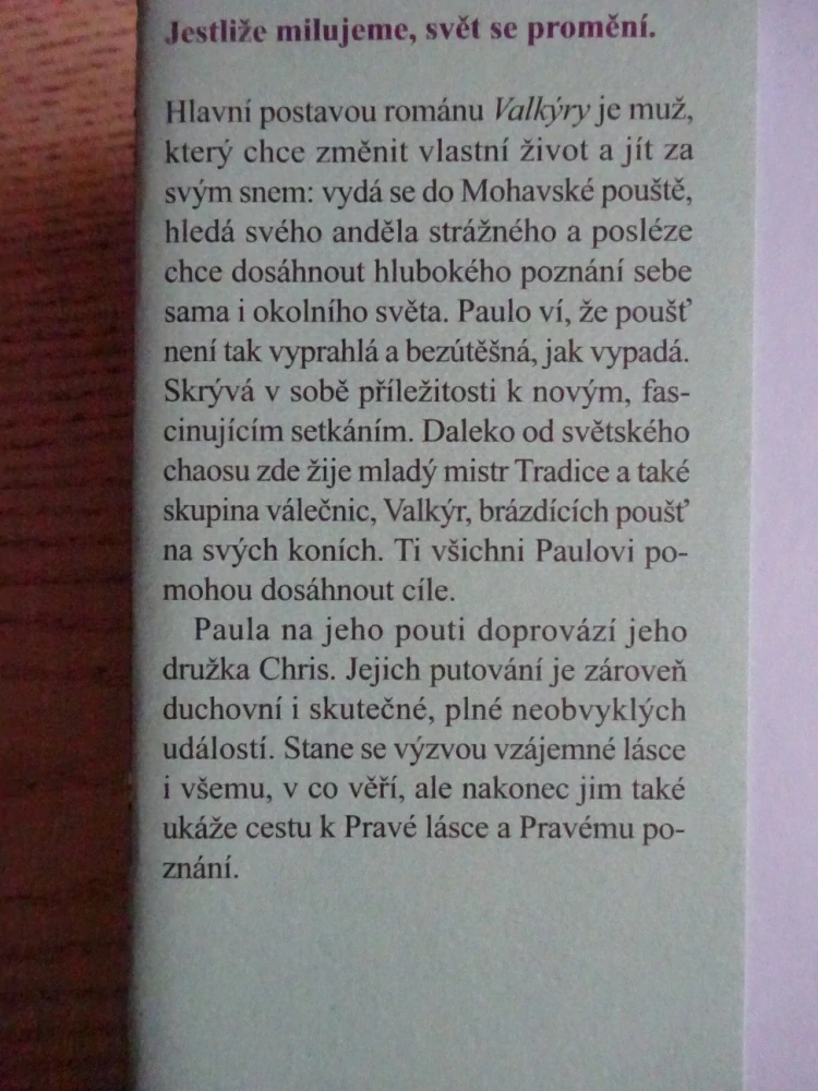 VALKÝRY, PAULO COELHO, **an