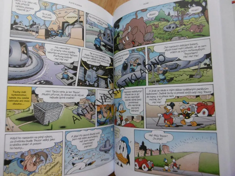 ZLATÁ KLASIKA, VICTOR ARRIAGADA RIOS, DISNEY, KOMIKS DONALD KAČER