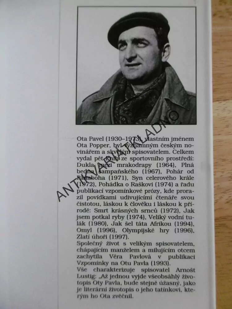 JAK JSEM POTKAL RYBY, OTA PAVEL, VLADIMÍR RENČÍN, **an