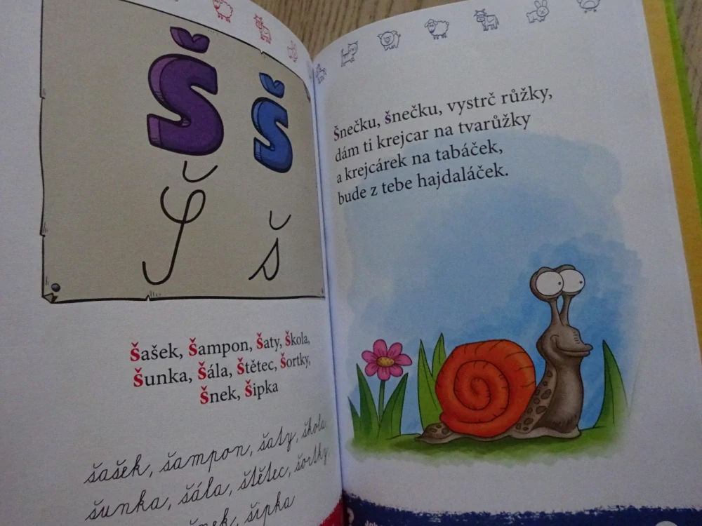 SLABIKÁŘ, VESELÁ ABECEDA, **an