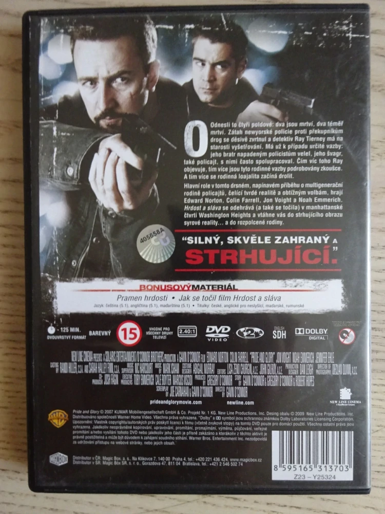HRDOST A SLÁVA, DVD FILM