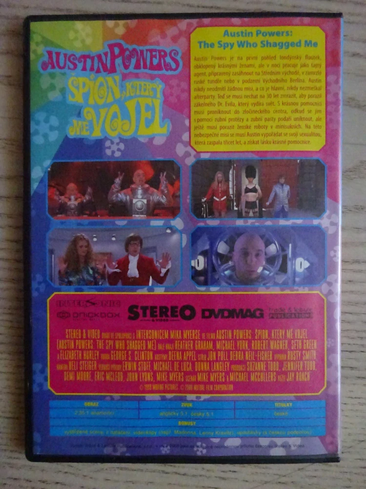 AUSTIN POWERS: ŠPIÓN, KTERÝ MĚ VOJEL, DVD FILM