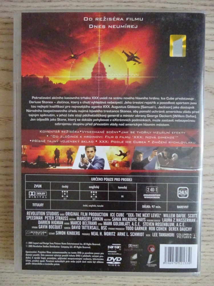 XXX: NOVÁ DIMENZE, DVD FILM