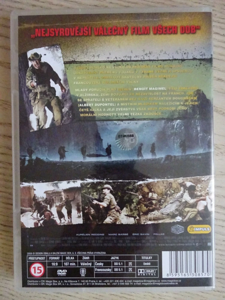 MEZI NEPŘÁTELI, DVD FILM