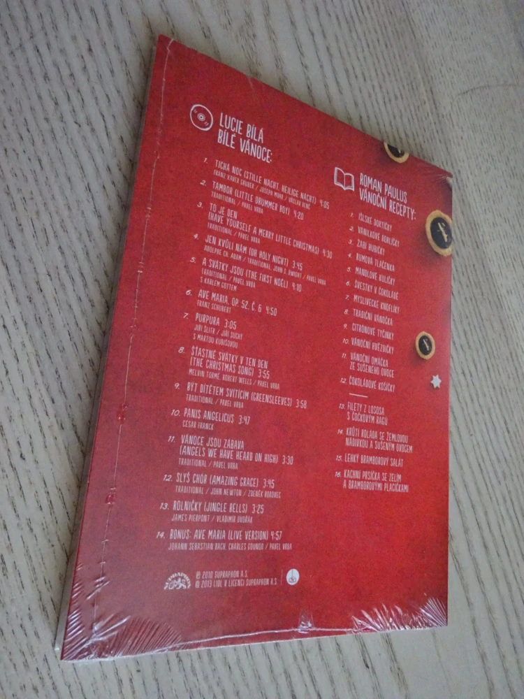 KOMPOZICE VÁNOČNÍCH CHUTÍ A TÓNŮ, LUCIE BÍLÁ, ROMAN PAULUS, CD HUDBA A MLUVENÉ SLOVO
