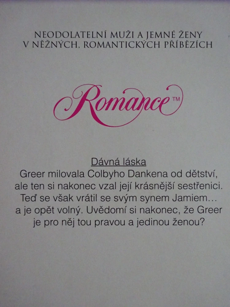 DÁVNÁ LÁSKA, GRACE GREENOVÁ, **an