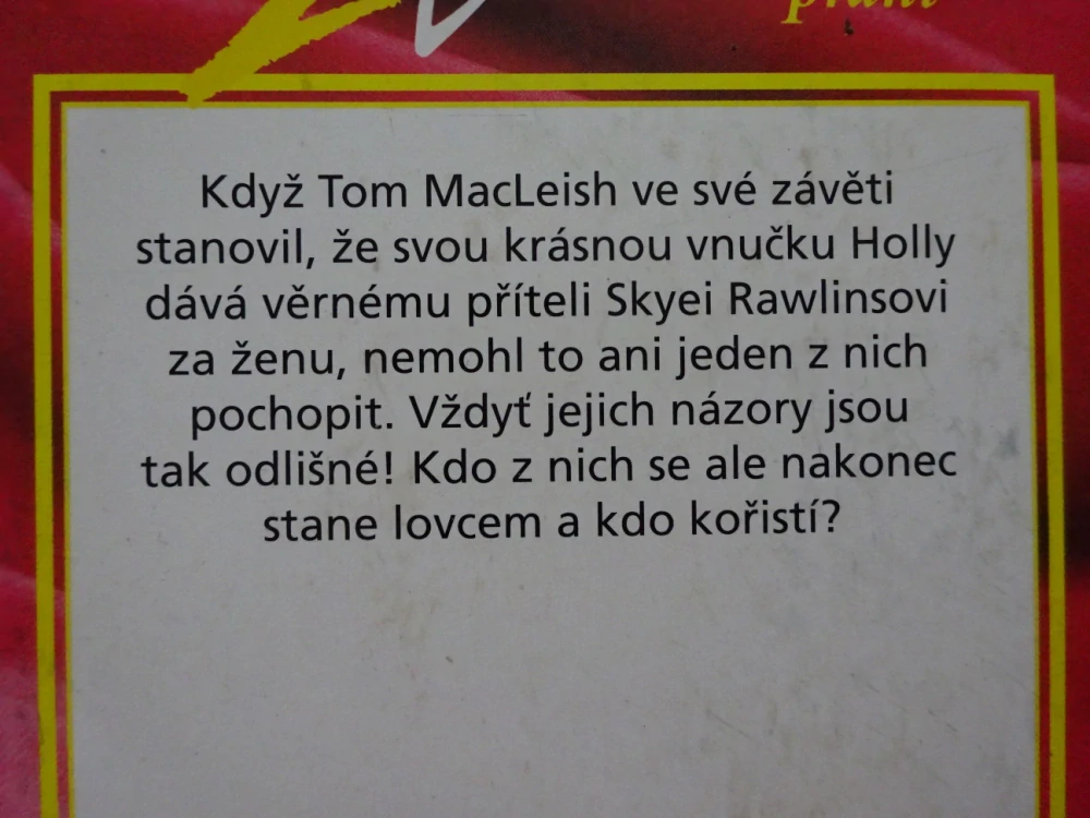 POSLEDNÍ PŘÁNÍ, LINDA BARLOWOVÁ, **an