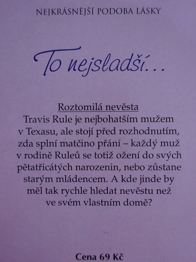 ROZTOMILÁ NEVĚSTA, LINDA LEWISOVÁ, **an