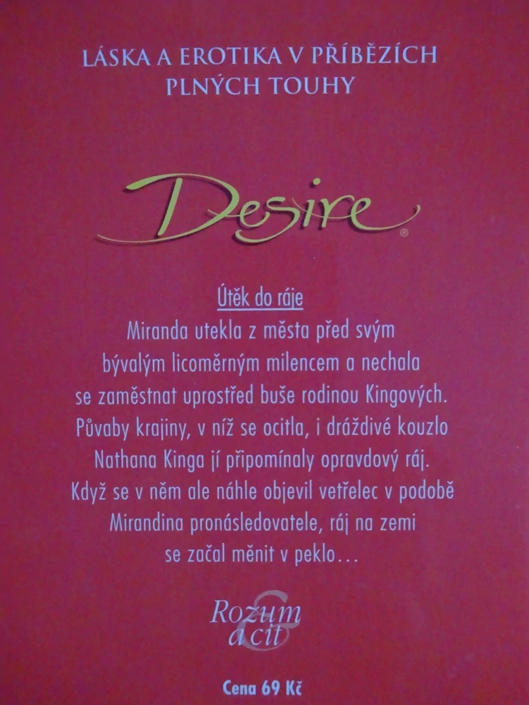 ÚTĚK DO RÁJE, EMMA DARCYOVÁ, **an