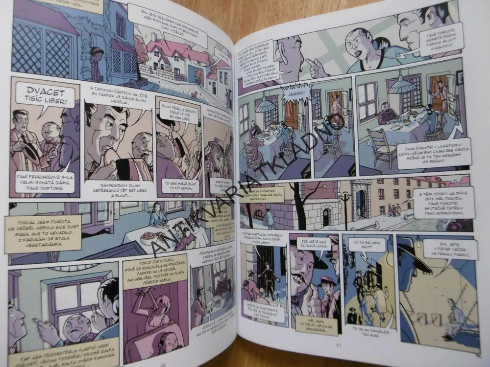 VRAŽDA ROGERA ACKROYDA, AGATHA CHRISTIE, KOMIKS, 