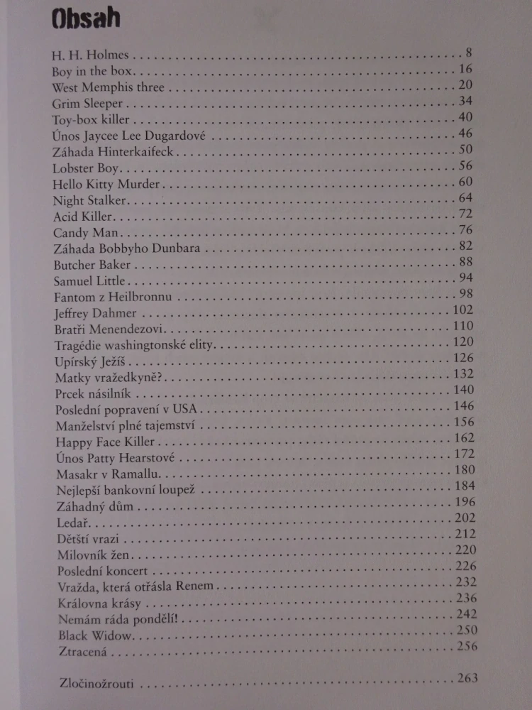 OPRAVDOVÉ ZLOČINY, LUCIE BECHYNKOVÁ, **an