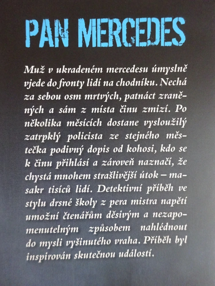 PAN MERCEDES, STEPHEN KING, **an