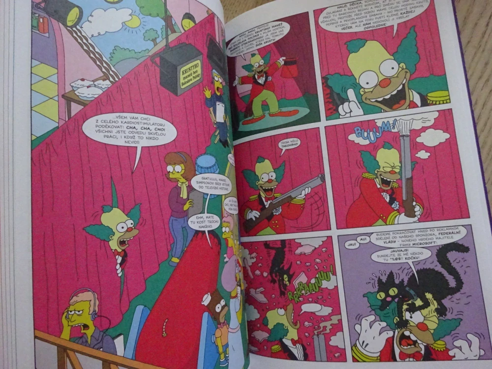 SIMPSONOVI, KOMIKSOVÝ ÚLET, KOMIKS, **an