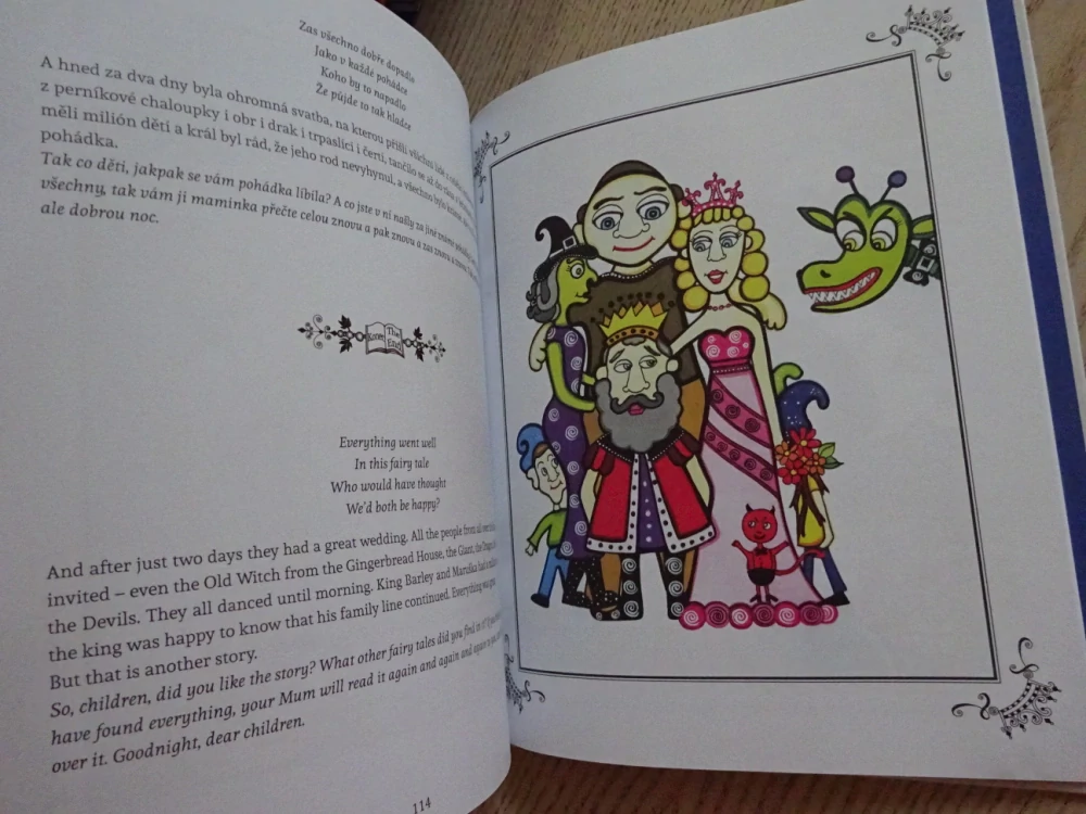 VĚNOVANÉ POHÁDKY, DVOJJAZYČNÉ, ANLICKY, **an