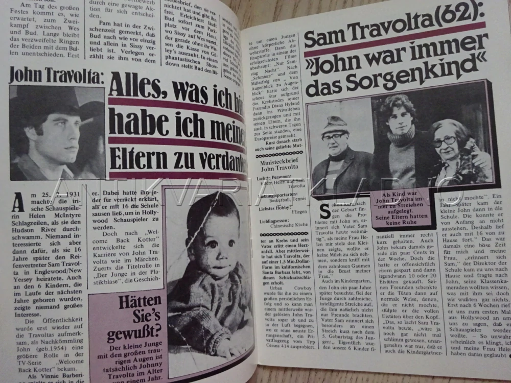 MĚSTSKÝ KOVBOJ, JOHN TRAVOLTA, BIO PROGRAM NĚMECKY