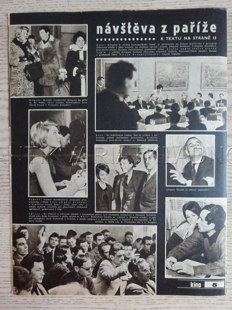 KINO, ROČ. XVIII, Č. 5, ČASOPIS, ILJA PRACHAŘ