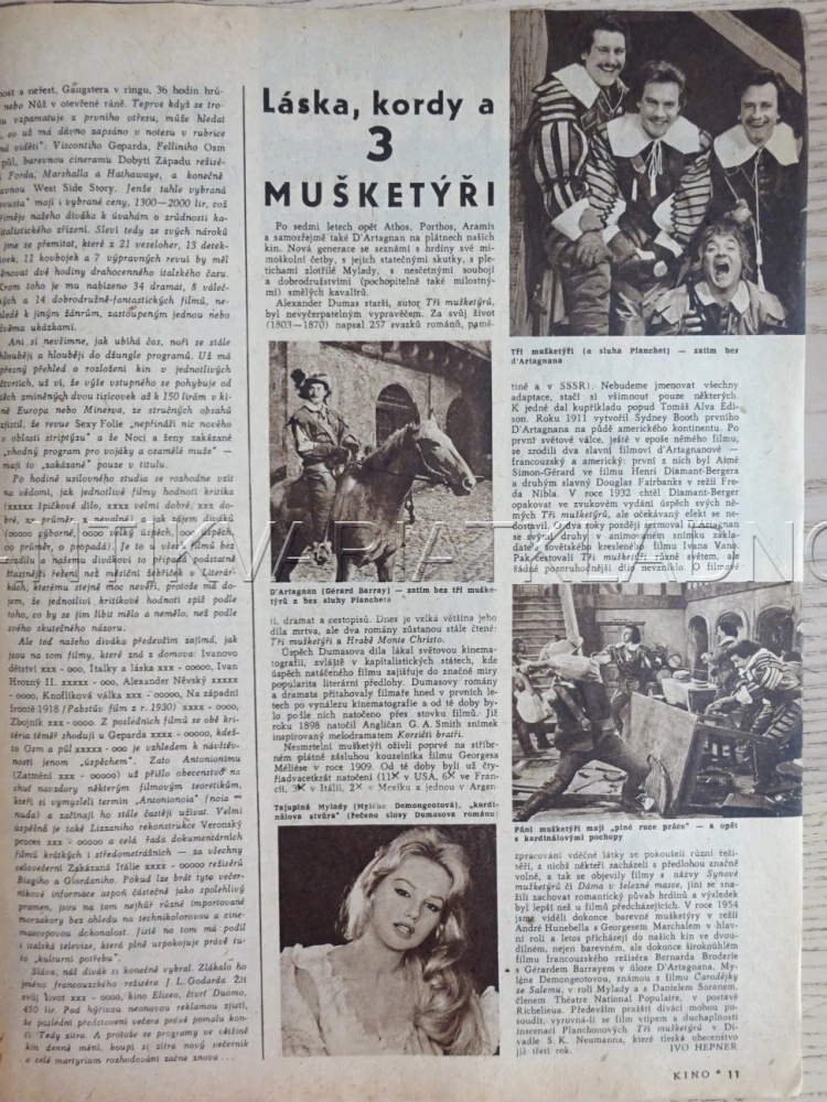 KINO, ROČ. XVIII, Č. 13, ČASOPIS, ELVIS PRESLEY