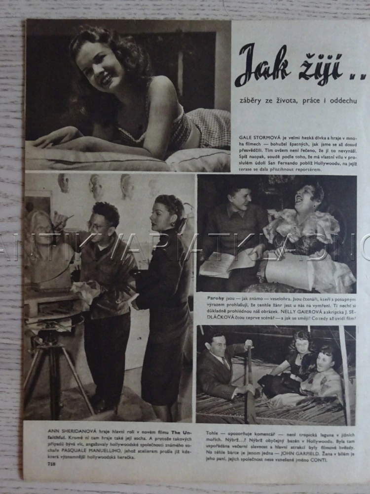KINO, ROČ. II, Č. 36, ČASOPIS, SONIA HOLMOVÁ