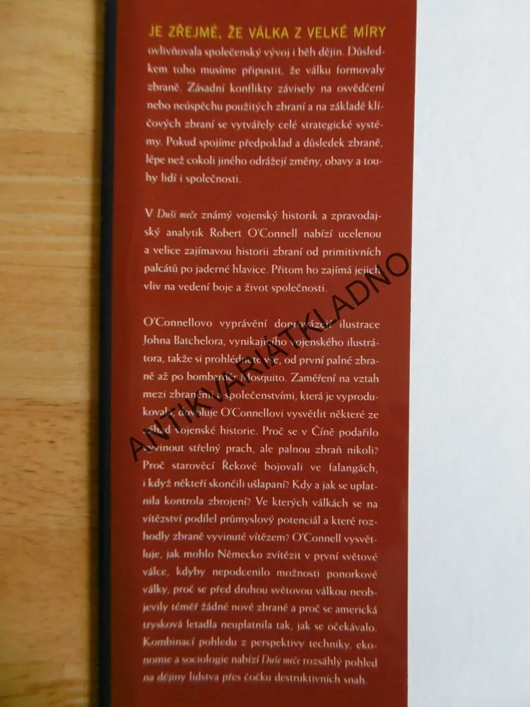 DUŠE MEČE, O´CONNELL, **an