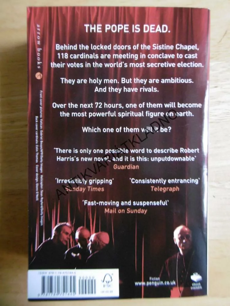 CONCLAVE, ROBERT HARRIS, ANGLICKY, **an