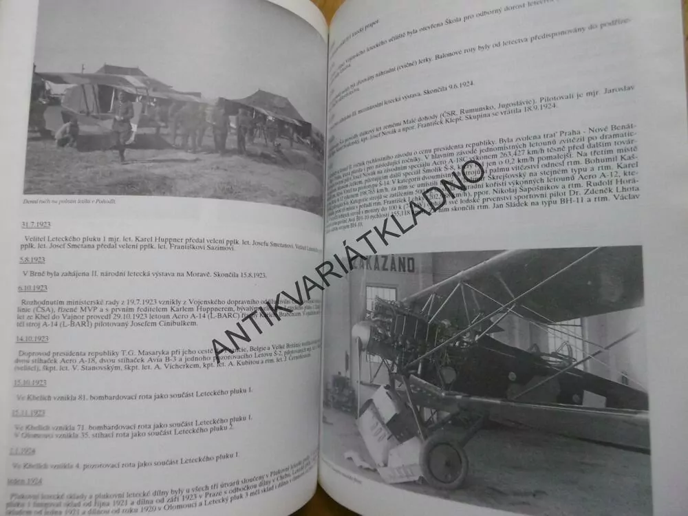 ČESKOSLOVENSKÉ LETECTVO 1918-1924, JIŘÍ RAJLICH,