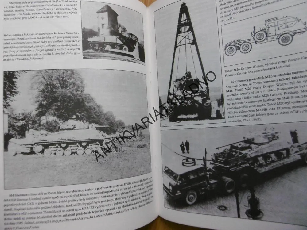 US ARMY, ČECHY 1945, KOLOVÁ A PÁSOVÁ TECHNIKY