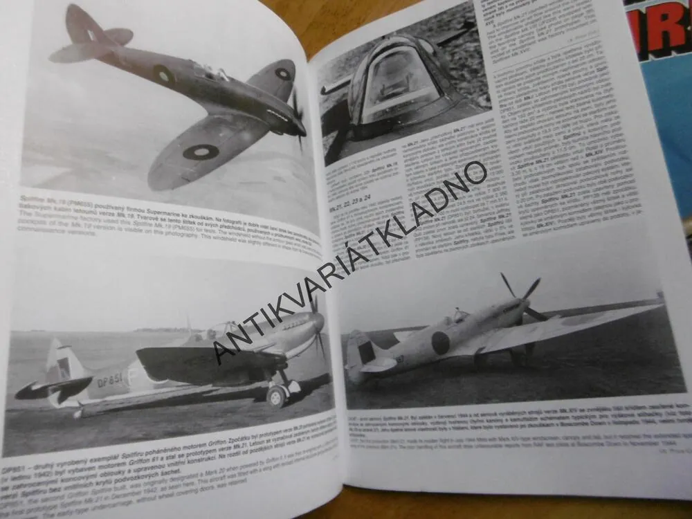 SUPERMARINE SPITFIRE, ALFRED PRICE, MONOGRAFIE 1-2,