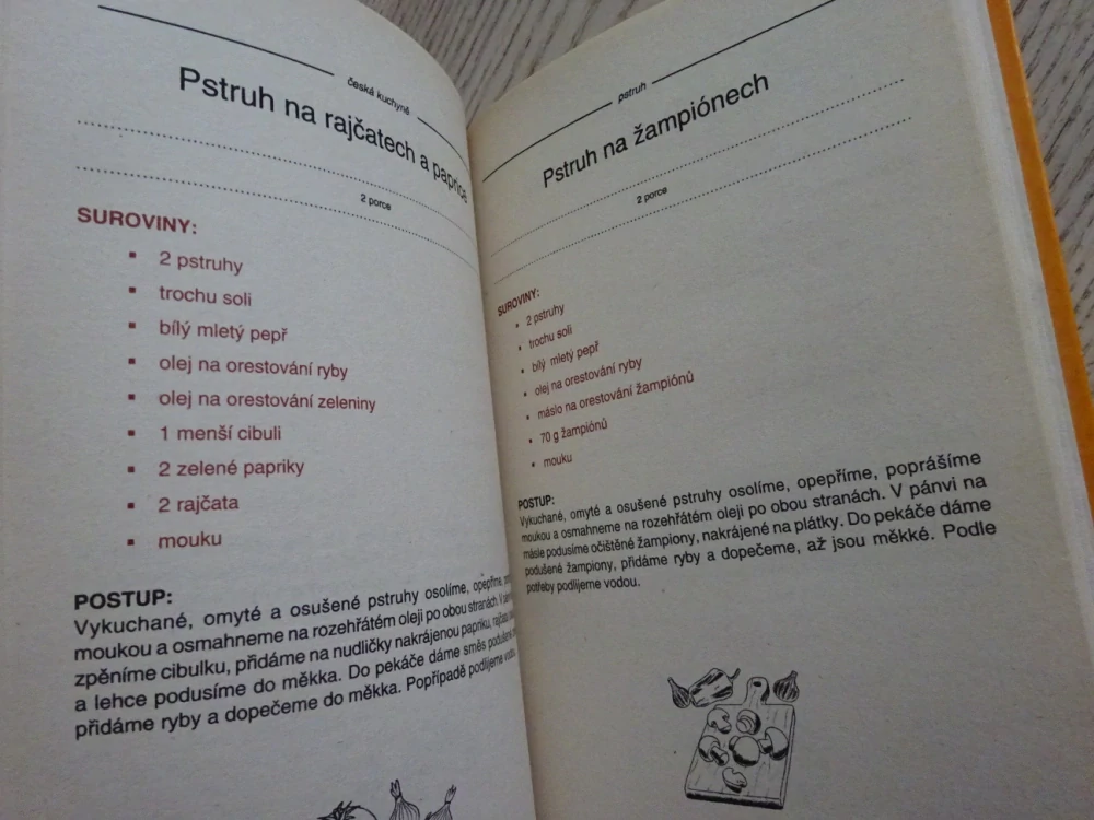 SADA ČESKÉ KUCHYNĚ, RYBY, **an