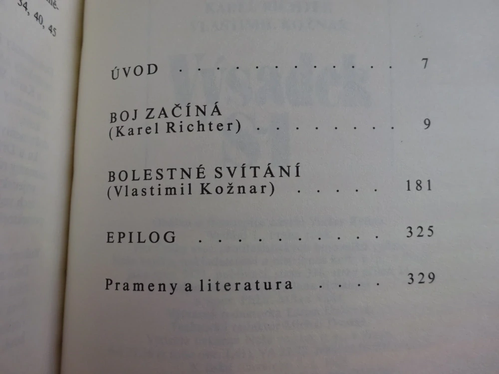 VÝSADEK S1, KAREL RICHTER, VLASTIMIL KOŽNAR, **an