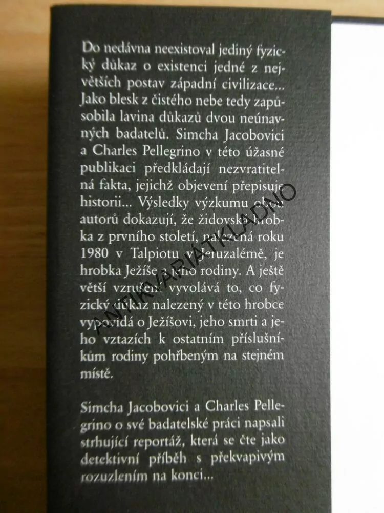 HROBKA JEŽÍŠOVY RODINY, JACOBOVICI, PELLEGRINO, **an
