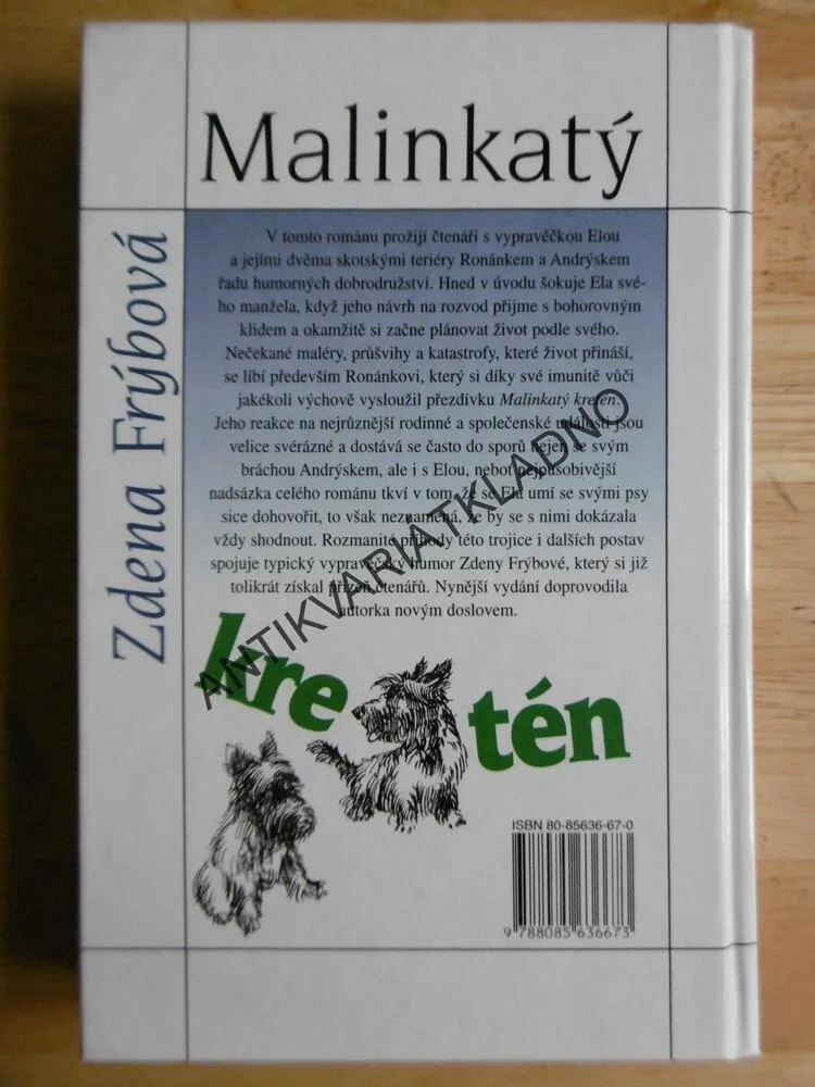 MALINKATÝ KRETÉN, ZDENA FRÝBOVÁ, **an