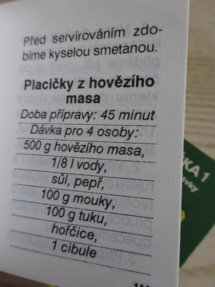 KUCHAŘKA 1-3 (4 KUSY), **an