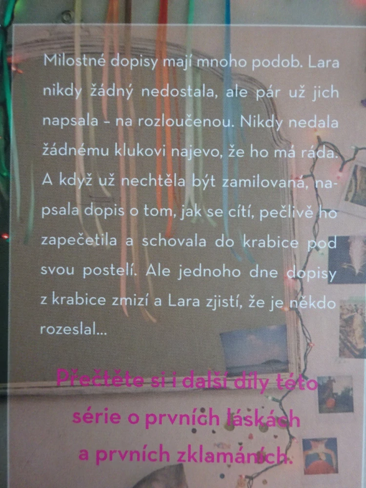VŠEM KLUKŮM, KTERÉ JSEM MILOVALA, JENNY HANOVÁ, **an