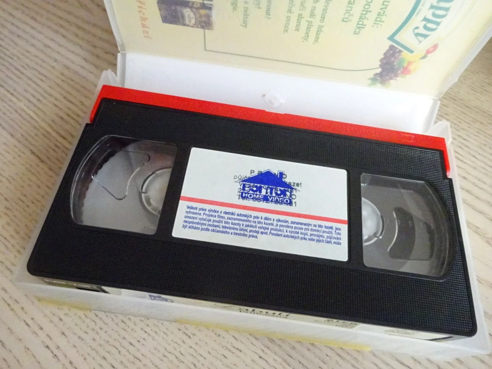 LABUTÍ PRINCEZNA, VHS VIDEOKAZETA