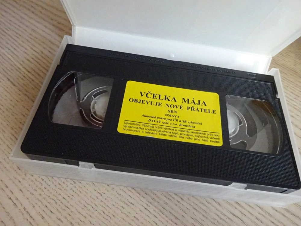 VČELKA MÁJA, VHS VIDEOKAZETA