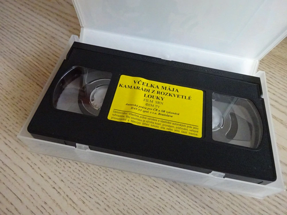 VČELKA MÁJA, VHS VIDEOKAZETA