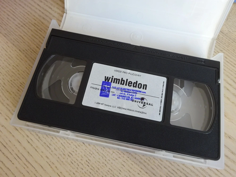 WIMBLEDON, VHS VIDEOKAZETA