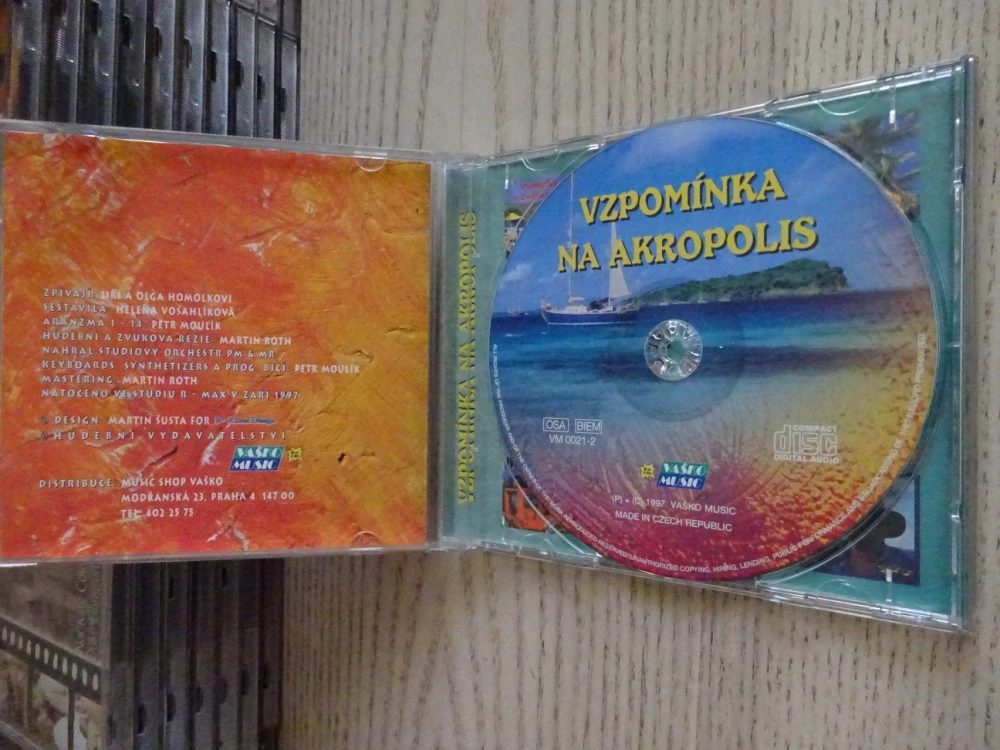 VZPOMÍNKA NA AKROPOLIS, CD HUDBA