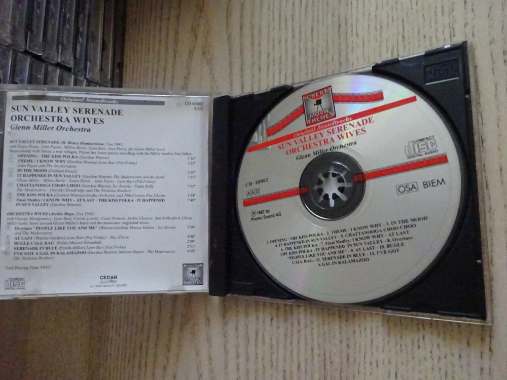 SUN VALLEY SERENADE, ORCHESTRA WIVES, CD HUDBA
