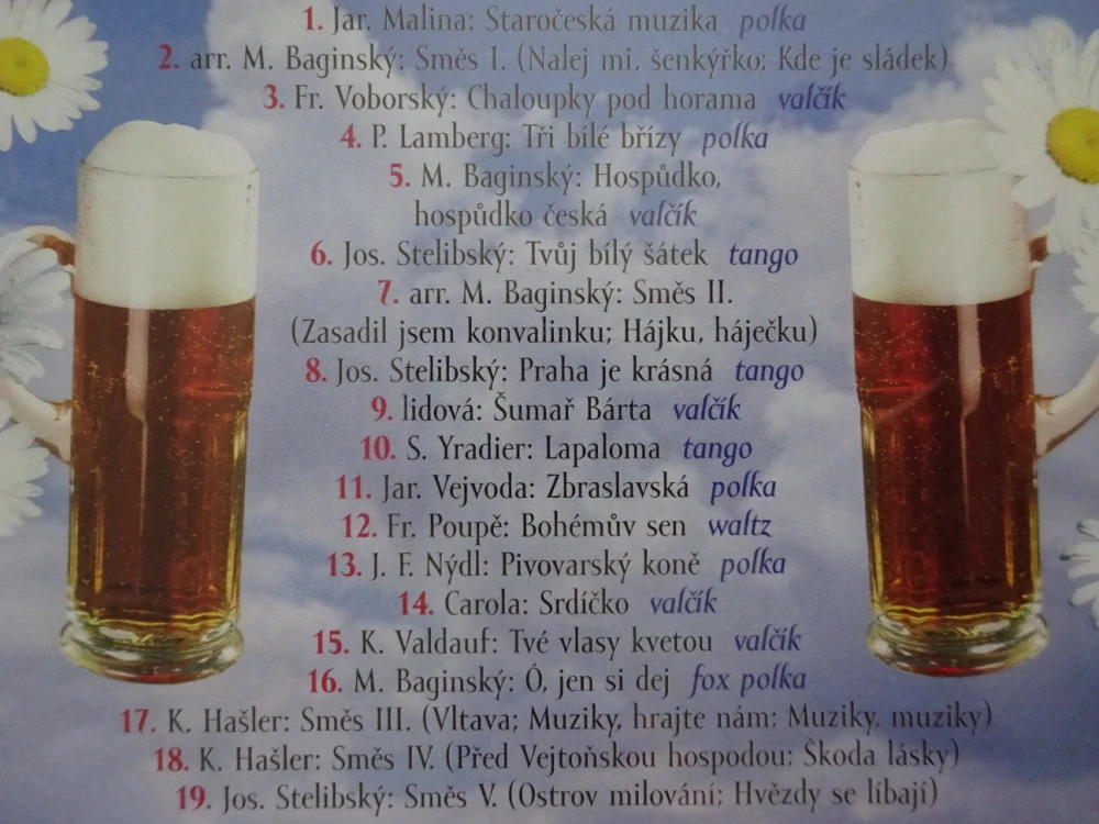 PIVO, ŽENY, ZPĚV, CD HUDBA