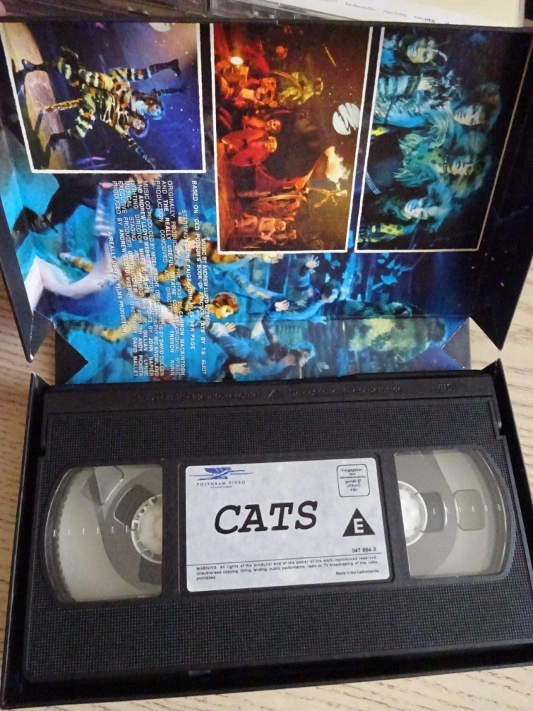 KOČKY, MUZIKÁL, VHS HUDBA
