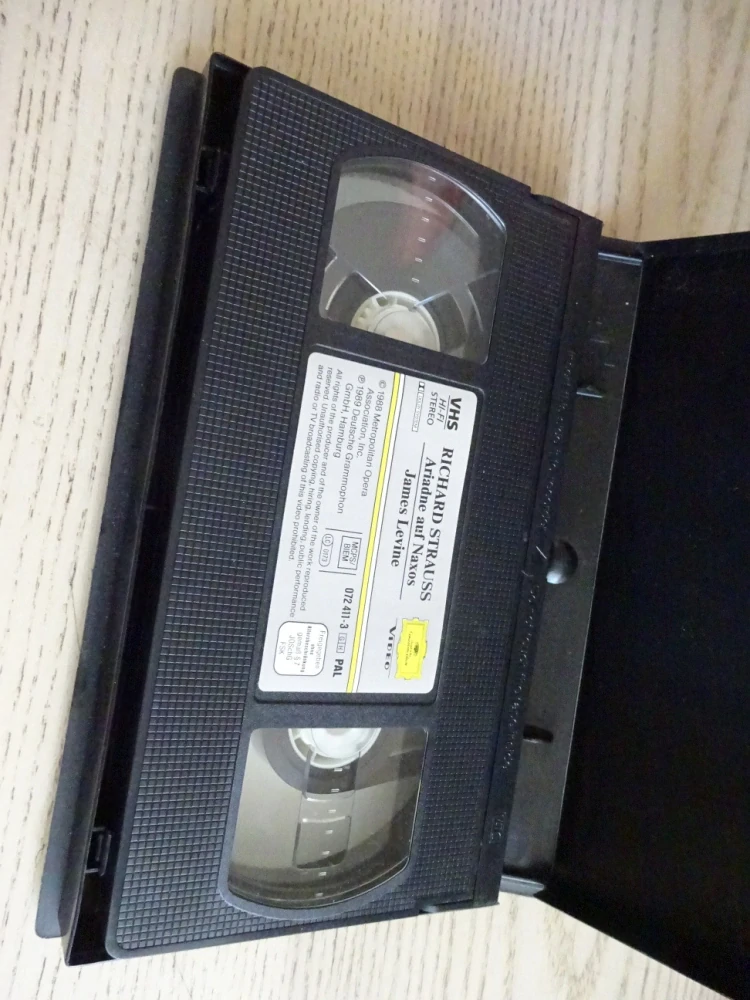 METROPOLITNÍ OPERA: ARIADNE AUF NAXOS, OPERA RICHARD STRAUSS, VHS HUDBA