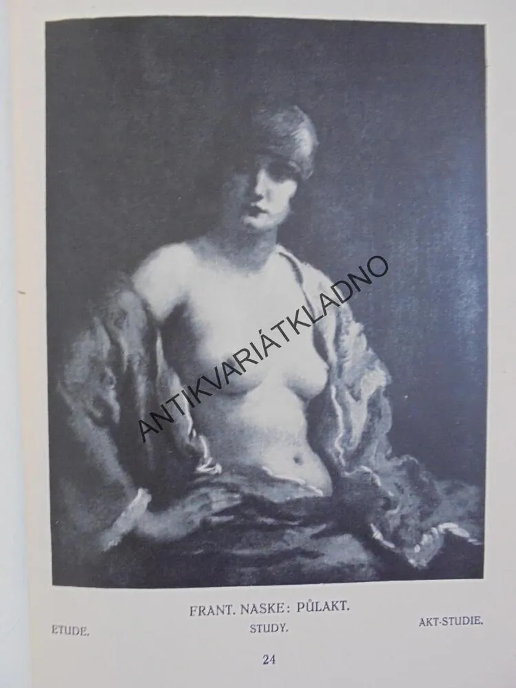 VÝBĚR OBRAZŮ GALERIE 1., KLADNO, 1925,AKT,EROTIKA