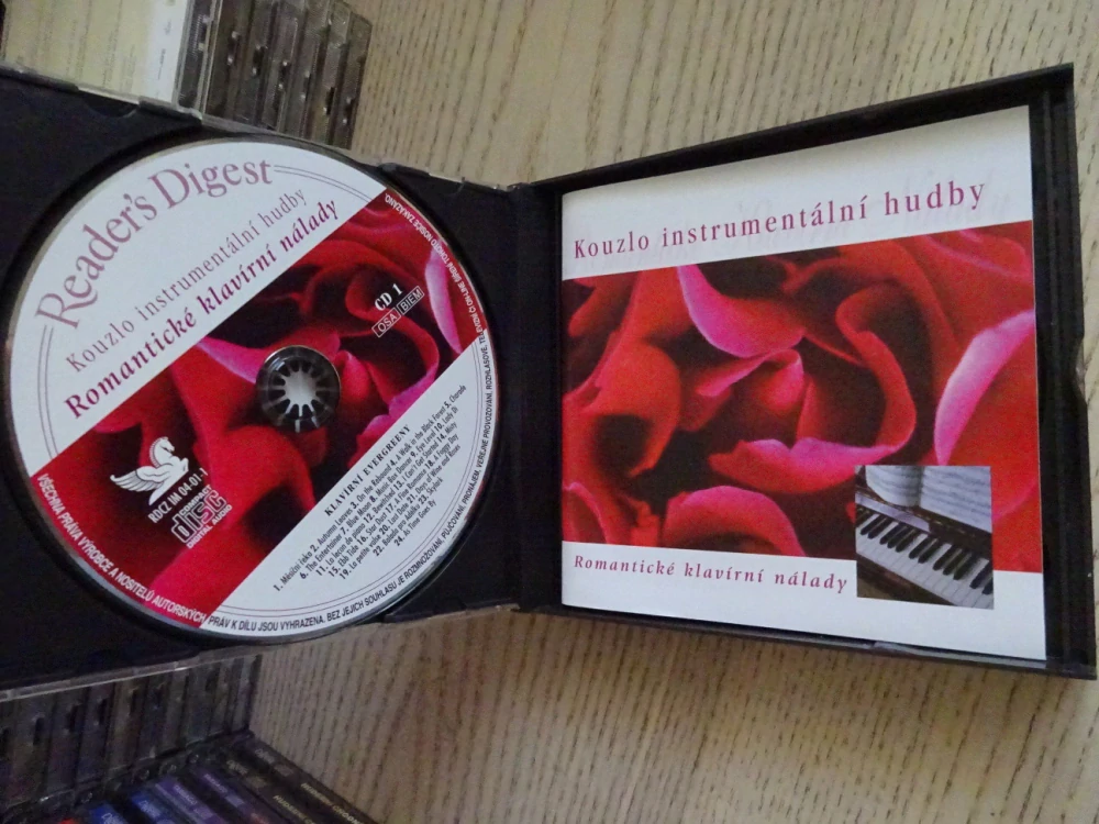 KOUZLO INSTRUMENTÁLNÍ HUDBY, ROMANTICKÉ KLAVÍRNÍ NÁLADY, 3X CD HUDBA