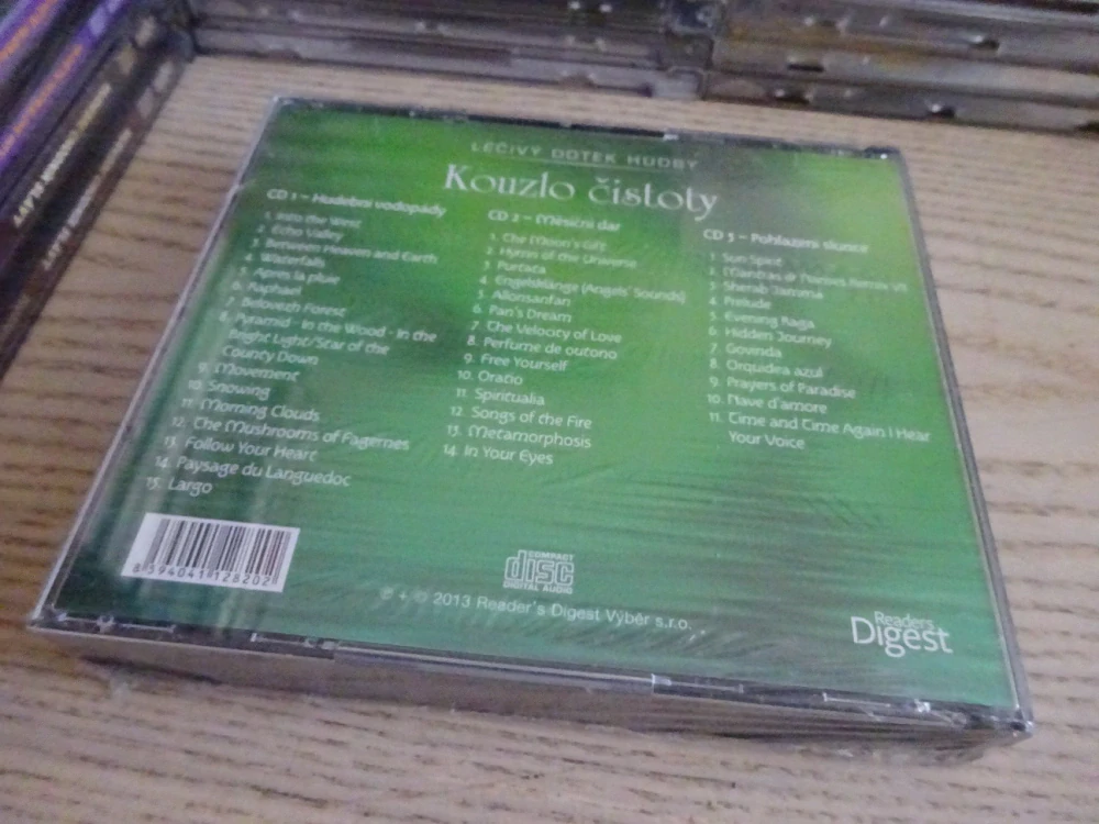 KOUZLO ČISTOTY, LÉČIVÝ DOTEK HUDBY, 3X CD HUDBA