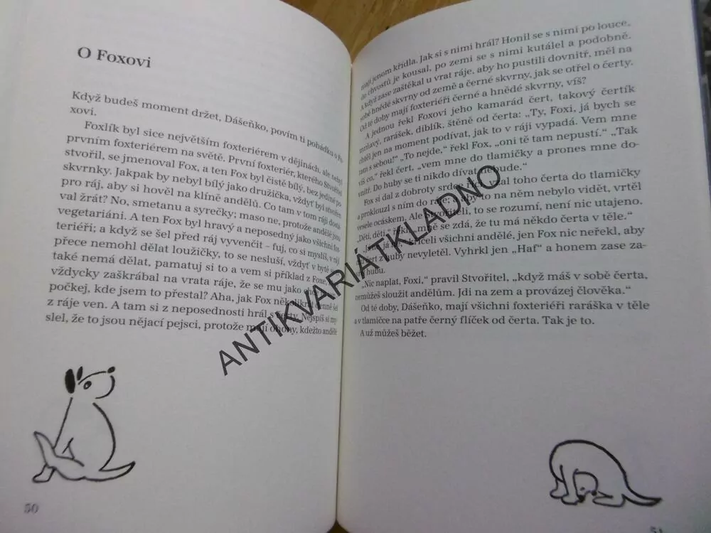 DÁŠENKA, ČILI ŽIVOT ŠTĚNĚTE, KAREL ČAPEK, **an
