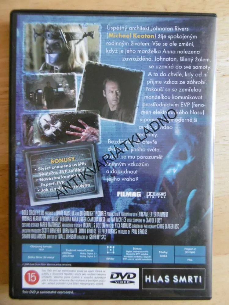 HLAS SMRTI, MICHAEL KEATON, DVD FILM